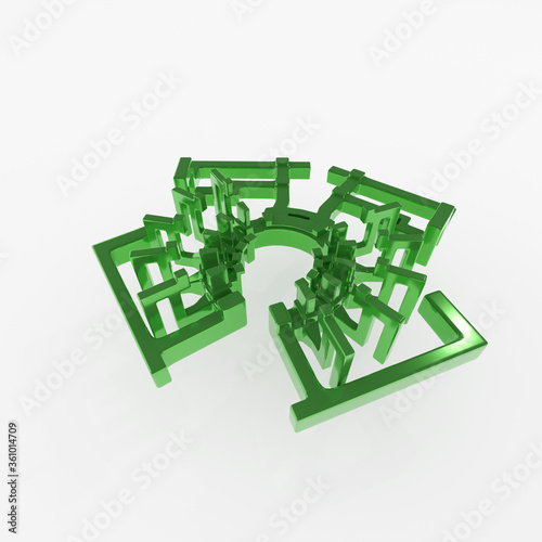 Obraz na płótnie 3d Abstract Design