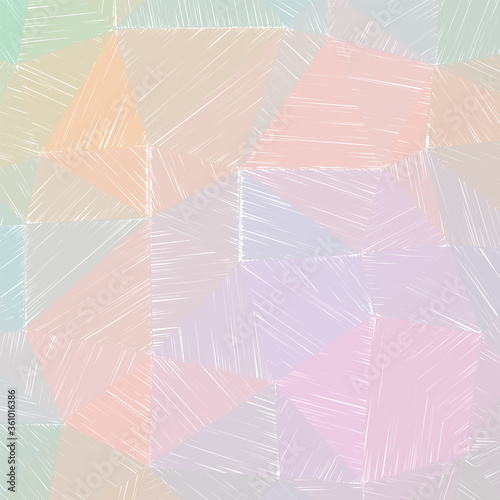 Hand-drawn pencil background. Marker hatching background. Admirable pencil sketch with colorful strokes. Exotic vector illustration.