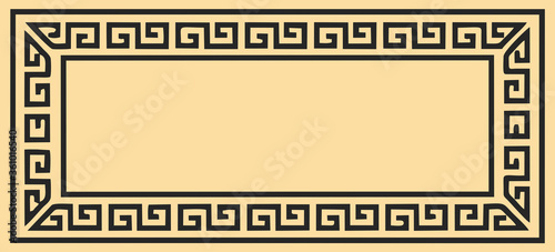 Chinese Traditional Background, The Great Wall Style Frame