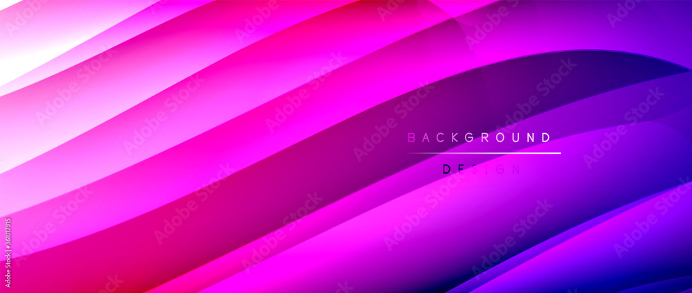 Fluid gradient waves with shadow lines and glowing light effect, modern flowing motion abstract background for cover, placards, poster, banner or flyer Fluid gradient waves with shadow lines and glowing light effect, modern flowing motion abstract background for cover, placards, poster, banner or flyer
