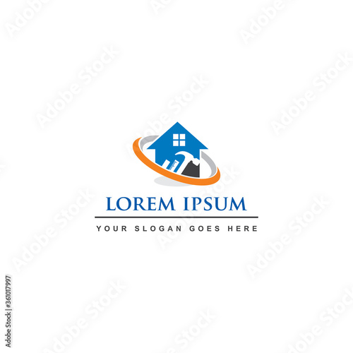 home repair logo , home renovation logo