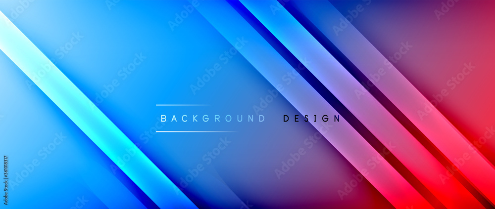 Bright gradient neon lines abstract background Bright gradient neon lines abstract background