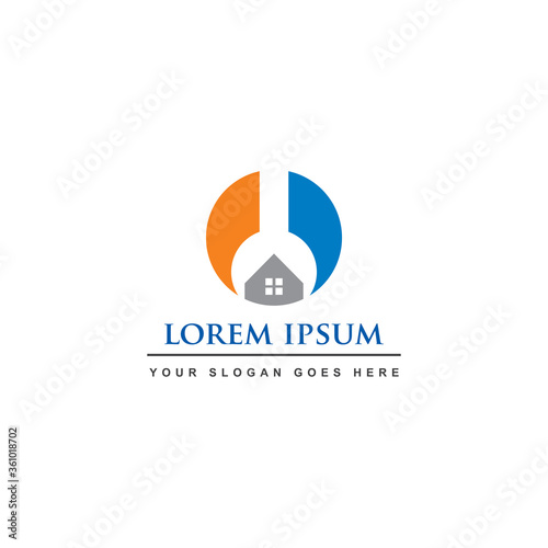 home repair logo , home renovation logo
