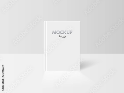 Mockup book isolated on transparent background
