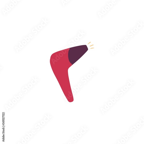 Photo, laser epilator for hair removal procedure. Flat hand drawn vector illustration