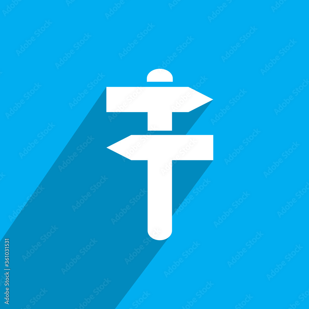 road signpost icon, Automotive icon vector road signpost icon, Automotive icon vector