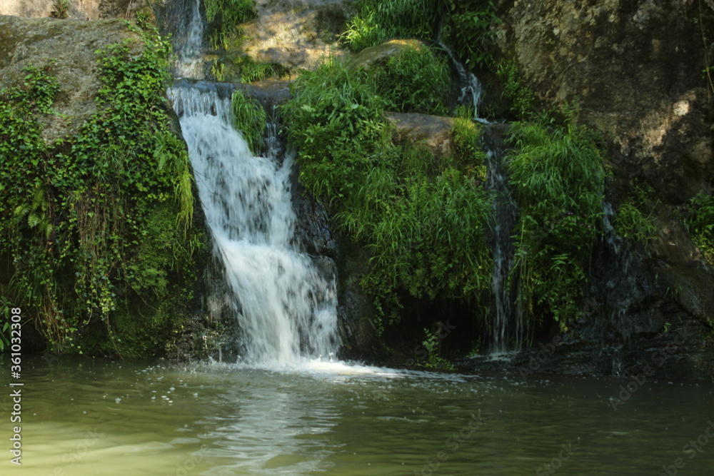 Salt de Can Batlle / Waterfall with moss (Olot)