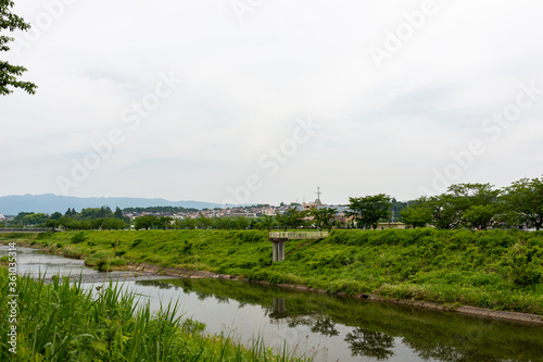 View of residence area of Sanda city, Hyogo prefecture, Japan