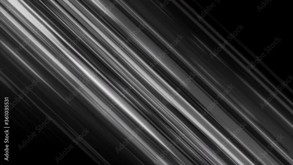 Animation loop diagonal anime comic speed lines in black and white.