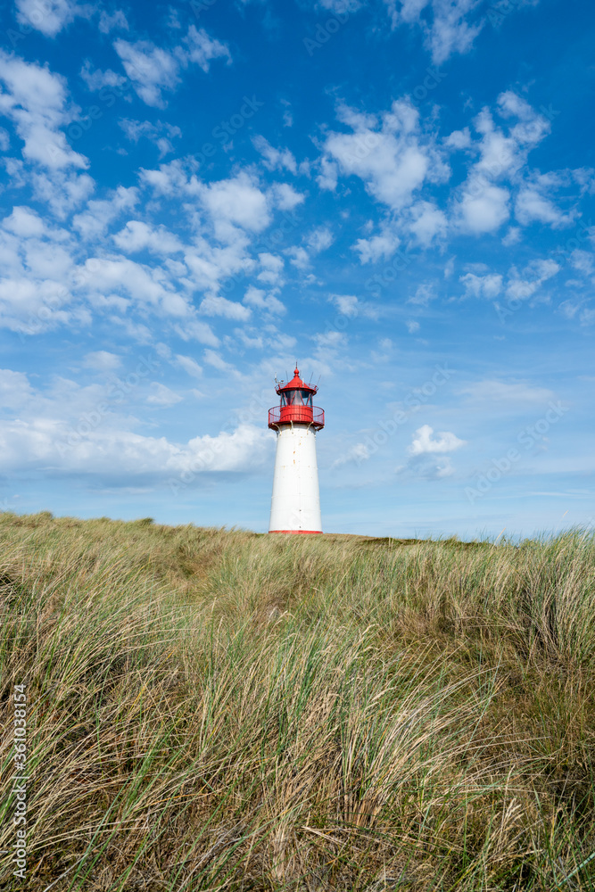 Lighthouse at the beach, Sylt, Schleswig-Holstein, Germany Lighthouse at the beach, Sylt, Schleswig-Holstein, Germany