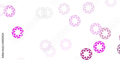 Light pink vector layout with circle shapes.