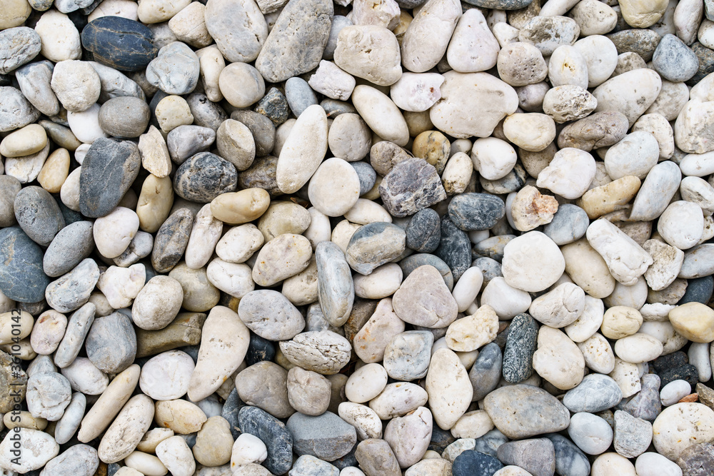 Multi color pebbles stone texture background. Multi color pebbles stone texture background.