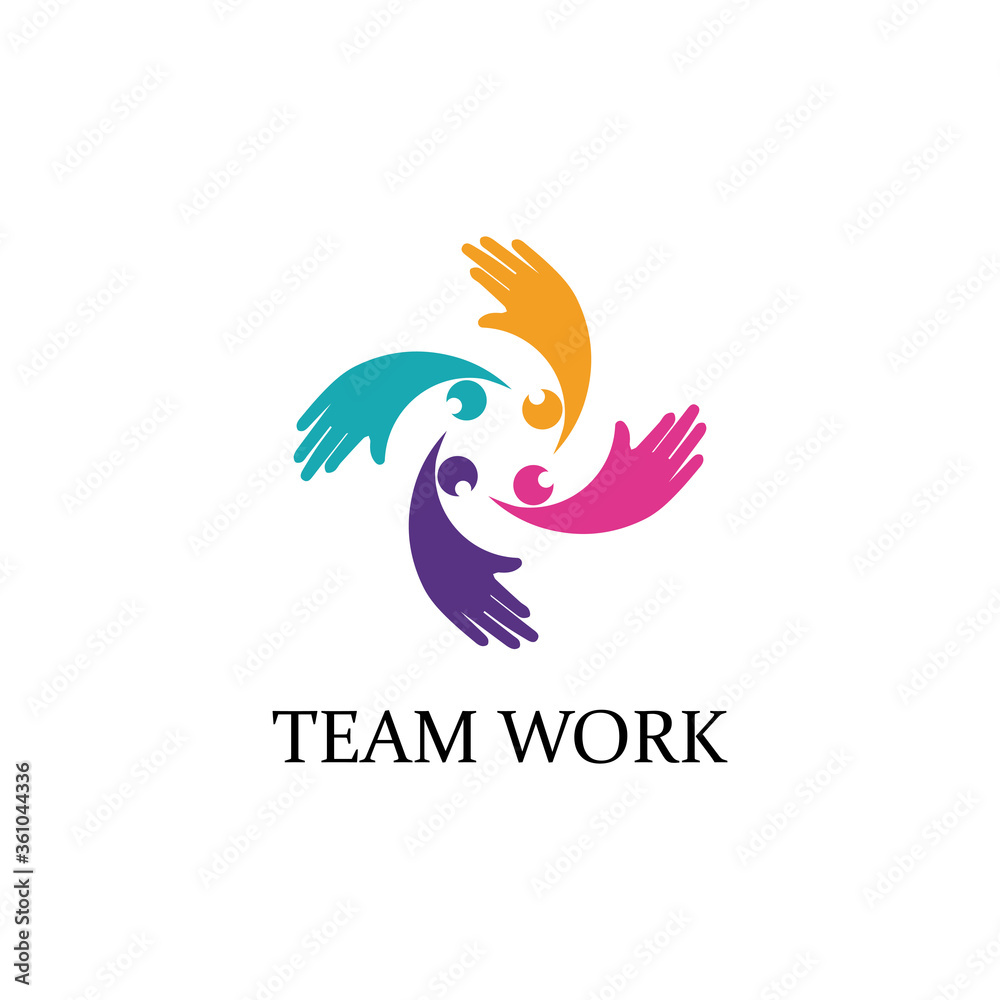 Adoption and community care Logo template Adoption and community care Logo template