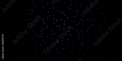 Dark Pink, Blue vector texture with beautiful stars. Modern geometric abstract illustration with stars. Design for your business promotion.
