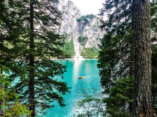 Photography Breathtaking shot of the Fanes-Sennes-Prags Nature Park in Italy