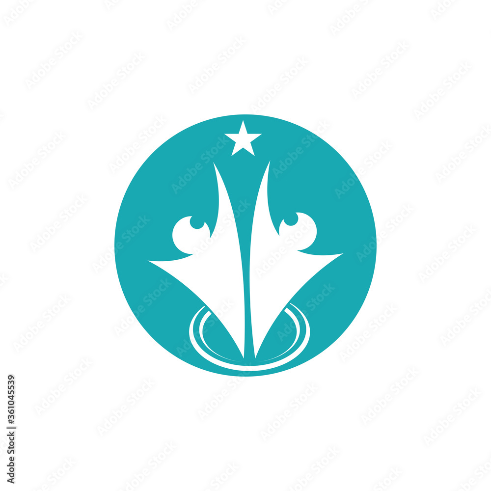Adoption and community care Logo template Adoption and community care Logo template