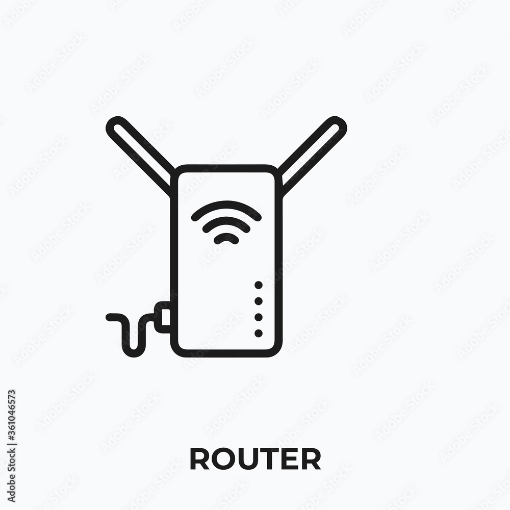 router icon vector. router sign symbol for your design router icon vector. router sign symbol for your design