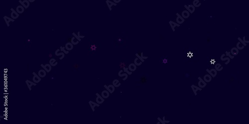 Light pink vector texture with disease symbols.