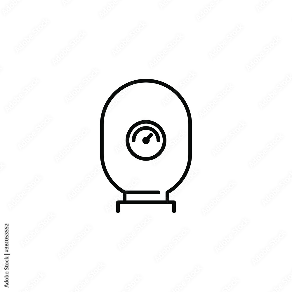 Boiler icon design isolated on white background