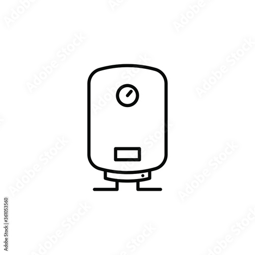Boiler icon design isolated on white background