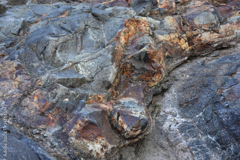 Naklejka premium Pillow Lava textures