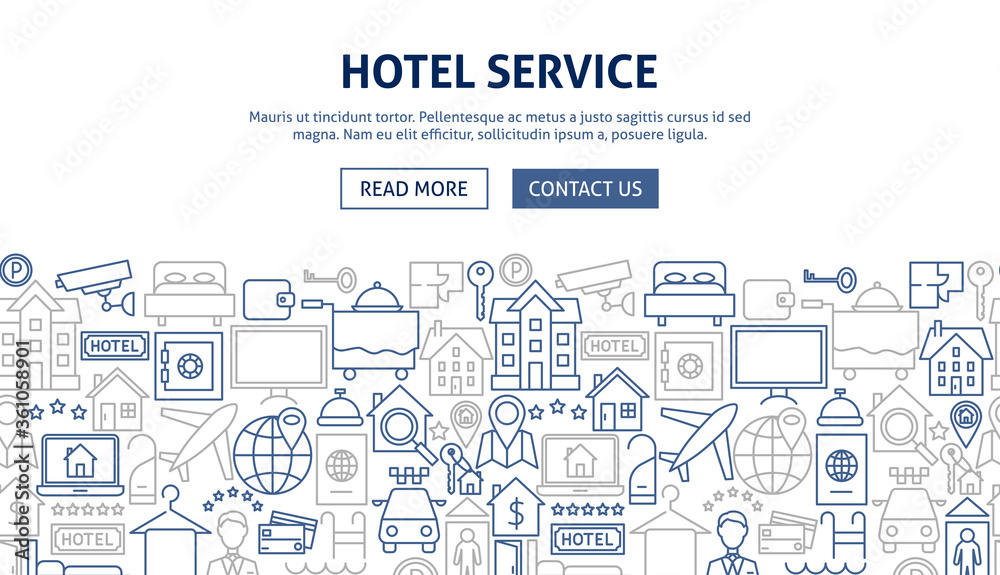 Hotel Service Banner Design