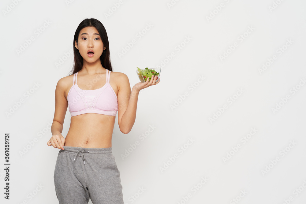 Woman of Asian appearance slim figure Woman of Asian appearance slim figure