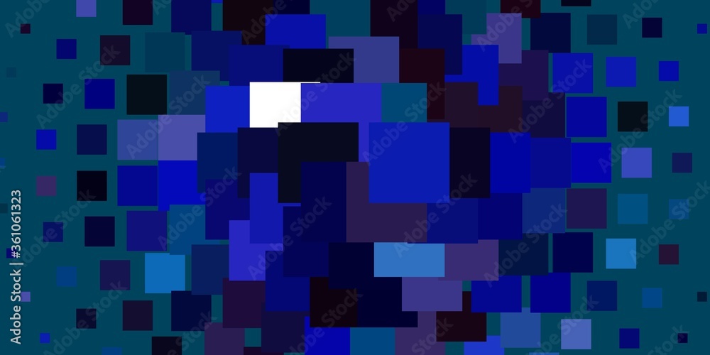 Light Blue, Red vector texture in rectangular style. Abstract gradient illustration with rectangles. Design for your business promotion.