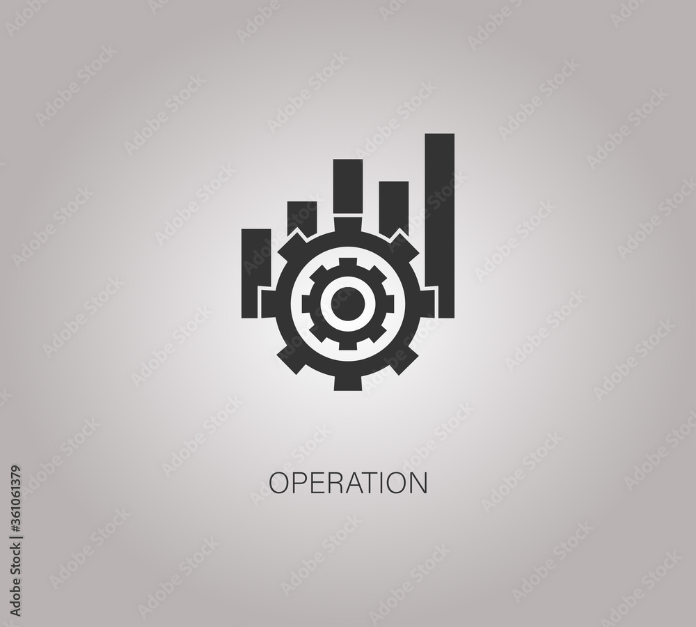Operation icon. Simple element illustration. operation concept symbol design. Can be used for web and mobile Operation icon. Simple element illustration. operation concept symbol design. Can be used for web and mobile