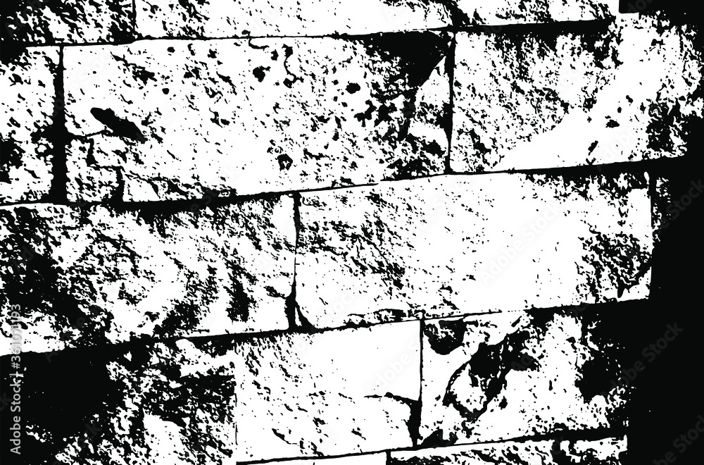 Bricks texture. Stone background.Grunge texture. Grunge black and white vector overlay. Grungy grainy surface. Bricks texture. Stone background.Grunge texture. Grunge black and white vector overlay. Grungy grainy surface.