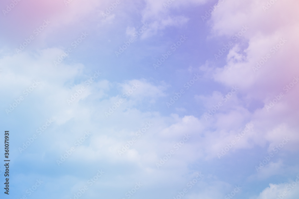 Obraz premium cloud background with a pastel colour