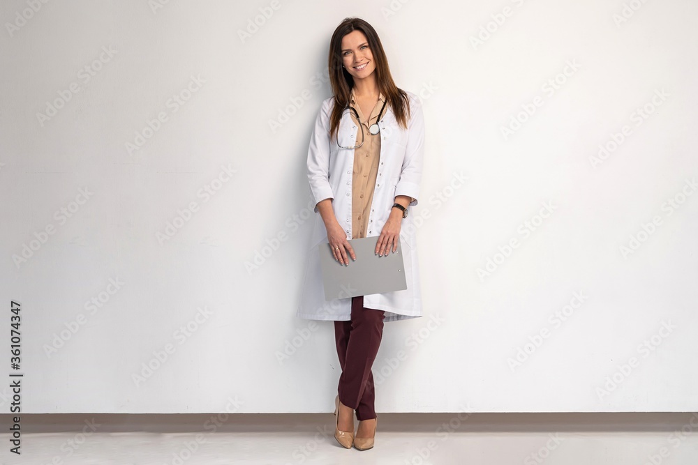 Young, smart and professional doctor isolated on white. Young, smart and professional doctor isolated on white.