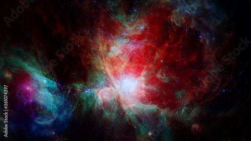 Fototapeta Naklejka Na Ścianę i Meble -  Beauty of universe. Elements of this image furnished by NASA