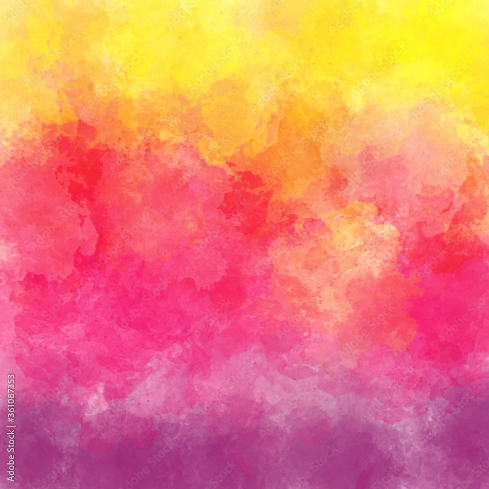 Colorful watercolor background.
Photoshop brush effect image, watercolor texture image
