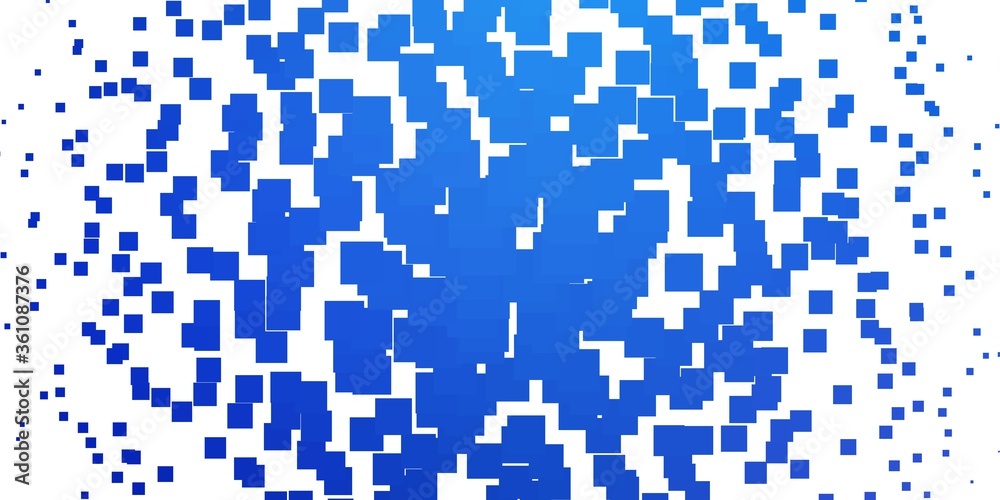 Fototapeta premium Light BLUE vector template with rectangles. Modern design with rectangles in abstract style. Template for cellphones.