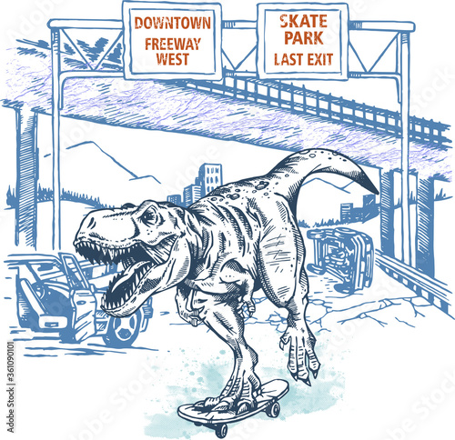 Dino skater.