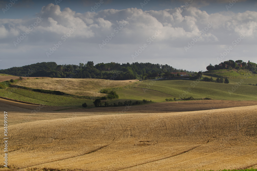 View of the Tuscan countryside