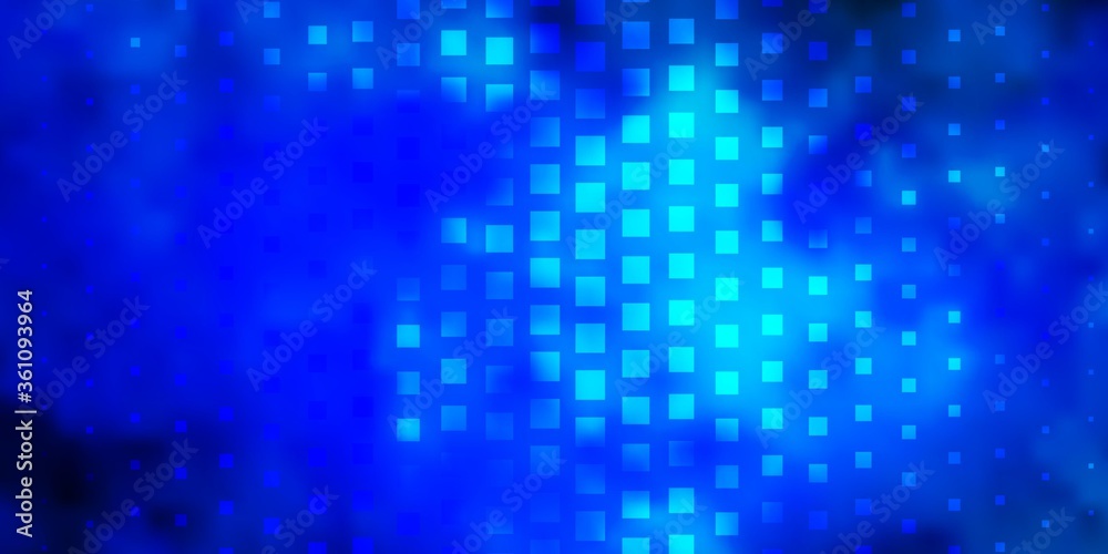 Light BLUE vector background in polygonal style. Abstract gradient illustration with colorful rectangles. Template for cellphones.