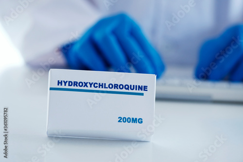 simulated box of hydroxychloroquine photo