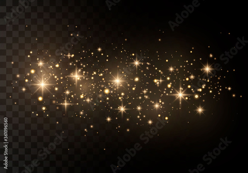 Dust sparks sparkle