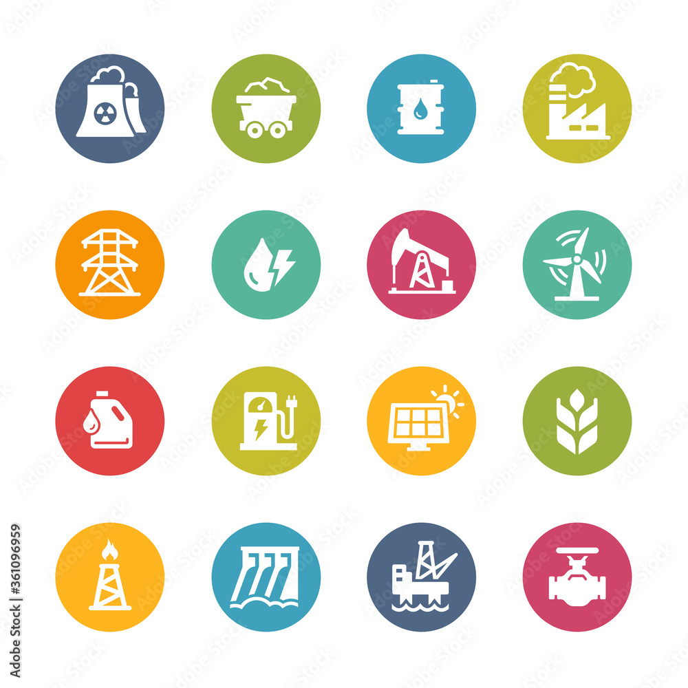 Energy Icons // Fresh Colors Energy Icons // Fresh Colors
