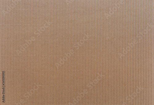 Brown Ribbed Cardboard Paper Texture