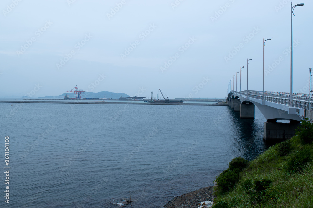 Fototapeta premium 長州出島の海の風景