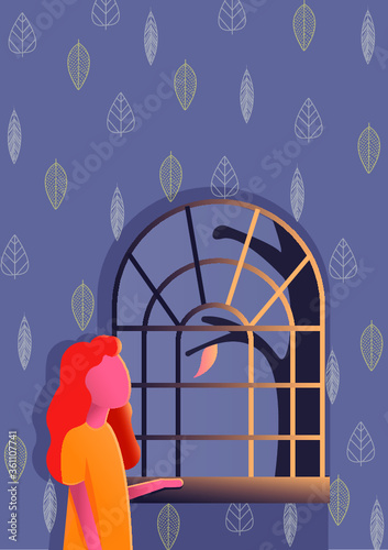 girl in the window