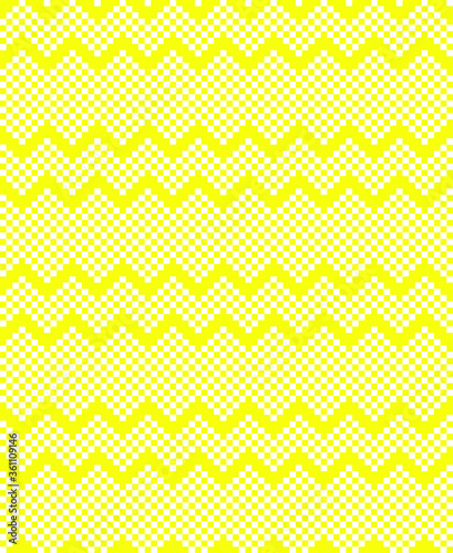 Yellow Christmas fair isle pattern background for fashion textiles, knitwear and graphics