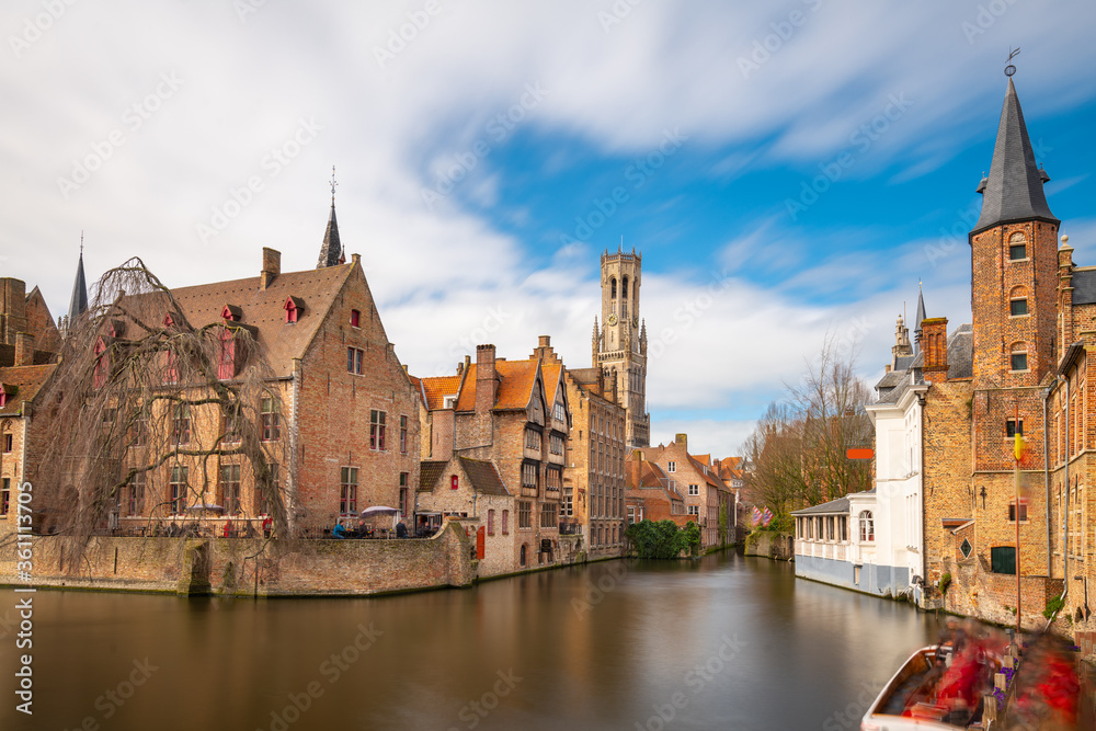 Bruges, Belgium Night Scene