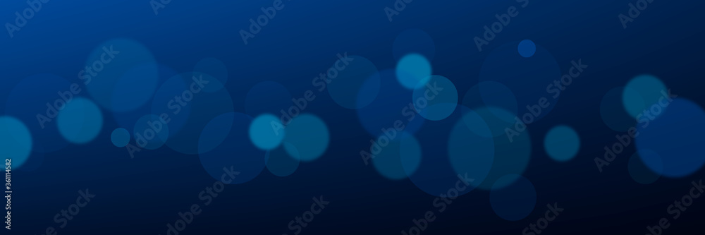 Blue horizontal background in bokeh style Blue horizontal background in bokeh style