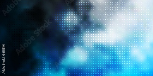 Light BLUE vector background with spots. Abstract illustration with colorful spots in nature style. Pattern for business ads.