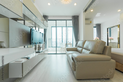 Interior  beautiful apartment  luxurious living room