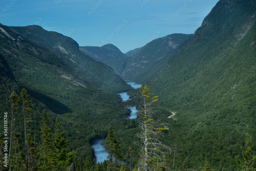 River Carving a Mountain Range River Carving a Mountain Range